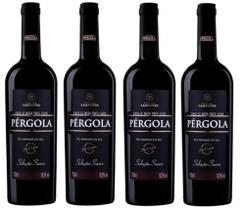 Kit 4 Un Vinho Tinto Suave Seleção Pérgola 750 ml