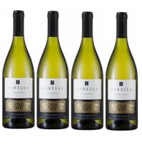 Kit 4 Un Vinho Zanella Chardonnay 750 ml