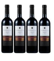 Kit 4 Un Vinho Zanella Merlot 750 ml