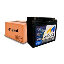 Kit 4 und Bateria Selada 12v 18ah Vrla Agm Nobreak, Estacionaria