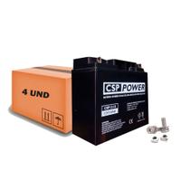 Kit 4 Und Bateria Selada 12v 18ah Vrla Nobreak, estacionaria*