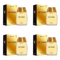 Kit 4 Und Deo Colônia Phytoderm Victory Masculino Marcante 100ml