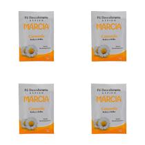 Kit 4 Und Descolorante Marcia Pó Camomila 20g