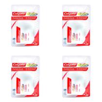 Kit 4 Und Fita Dental Colgate Total Encerada Gengiva Saudável 25m