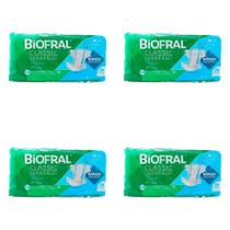 Kit 4 Und Fralda Geriátrica Biofral Classic Tamanho Eg 24 Und