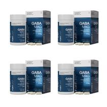 Kit 4 Und GabaMag (Ácido gama Aminobutírico + Magnésio) 1200mg 60 Cápsulas FortLife