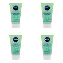 Kit 4 Und Gel De Limpeza Nivea Pele Mista E Oleosa 145g