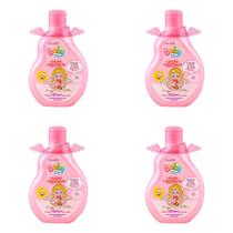 Kit 4 Und Loção Hidratante Muriel Baby Proteínas Leite Rosa 100ml