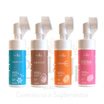 KIT 4 und MOUSSE DE LIMPEZA FACIAL MARY LIFE - VITAMINA C - COLÁGENO - NIACINAMIDA - ROSA MOSQUETA