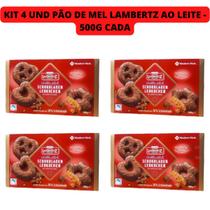 Kit 4 Und Pão de Mel Chocolate Ao Leite Alemão Lambertz -Nfe