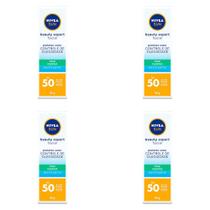 Kit 4 Und Protetor Solar Nivea Facial Fps50 Pele Oleosa 50g