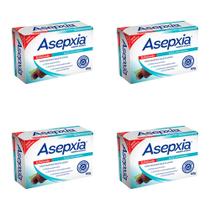 Kit 4 Und Sabonete Asepxia Anti-acne Esfoliante 80g