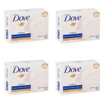 Kit 4 Und Sabonete Dove Tradicional 90g