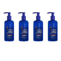Kit 4 Und Sabonete Gel Facial Aging-Pré FortSkin 140ml FortLife