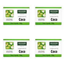 Kit 4 Und Sabonete Granado Tratamento Coco Controle Oleosidade 100g