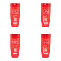 Kit 4 Und Shampoo Elseve Colorvive Cabelos Coloridos 200ml