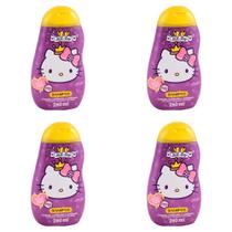 Kit 4 Und Shampoo Hello Kitty Cacheados 260ml