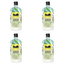 Kit 4 Und Shampoo Nutrição Corpodourado Coco 1l