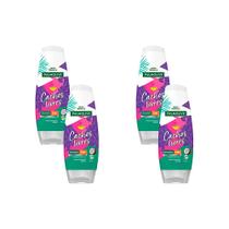 Kit 4 Und Shampoo Palmolive Cachos Livres Extrato De Coco 350ml