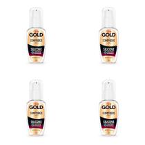Kit 4 Und Silicone Niely Gold Compridos Mais Fortes 42ml