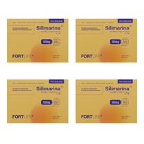 Kit 4 Und Silimarina 100mg 60 Cápsulas FortLife Kit 4 Und Silimarina 100mg 60 Cápsulas FortLife