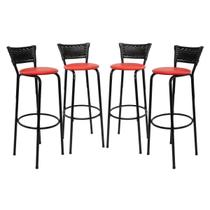 kit 4 uni Banqueta 80cm Para Cozinha Gourmet Bancada Cadeira Balcão Bar Area Lazer Encosto Itagold kit 4 uni Banqueta 80cm Para Cozinha Gourmet Bancada Cadeira Balcão Bar Area Lazer Encosto Itagold