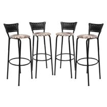 kit 4 uni Banqueta 80cm Para Cozinha Gourmet Bancada Cadeira Balcão Bar Area Lazer Encosto Itagold kit 4 uni Banqueta 80cm Para Cozinha Gourmet Bancada Cadeira Balcão Bar Area Lazer Encosto Itagold