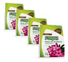 Kit 4 Uni Forth Rosa Do Deserto Substrato 2kg Cada Kit 4 Uni Forth Rosa Do Deserto Substrato 2kg Cada