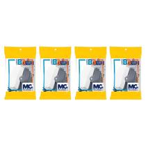 Kit 4 Uni MG B3 Módulo Interruptor Simples 10A-250v Branco