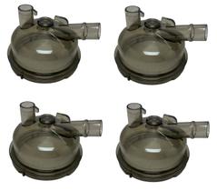 Kit 4 Uni. Tampa Coletor Euro Brmilk Policarbonato 450cc