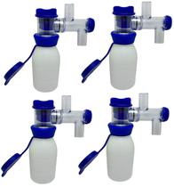 Kit 4 Uni. Tomador Coletor Amostra De Leite P/ordenhadeira
