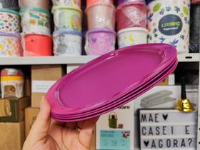 Kit 4 Unid Prato Murano Rabanete