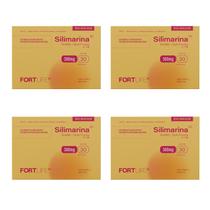 Kit 4 Unid Silimarina 300mg 30 Cápsulas FortLife