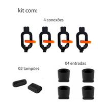 Kit 4 unidades Abracadeiras Aquecedor Piscina Soria modelo URJA