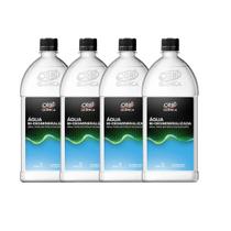 Kit 4 Unidades Água Bi Desmineralizada Radiador E Bateria Orbi (1l cada)