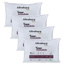 Kit 4 Unidades, Altenburg Travesseiro Toque Aveludado, 48 x 68 cm, Extra Macio, Edição Comemorativa 100 Anos, Branco Kit 4 Unidades, Altenburg Travesseiro Toque Aveludado, 48 x 68 cm, Extra Macio, Edição Comemorativa 100 Anos, Branco