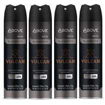 Kit 4 unidades Antitranspirante Above Men Vulcan 150ml