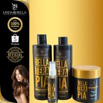 Kit 4 Unidades Bellaterapia - Mascara de Tratamento 500g + Shampoo e Condicionador 500ML + Óleo 60ML