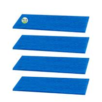 Kit 4 Unidades Fibra Azul de Limpeza Macia Leve British Sem Riscos 23 cm x 10 cm Para Prataria Porcelana Vidros Cristal Kit 4 Unidades Fibra Azul de Limpeza Macia Leve British Sem Riscos 23 cm x 10 cm Para Prataria Porcelana Vidros Cristal