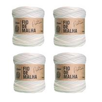 Kit 4 Unidades Fio de Malha Croche Premium