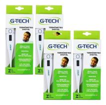 Kit 4 Unidades G-Tech Termômetro Digital TH1027 Branco Kit 4 Unidades G-Tech Termômetro Digital TH1027 Branco