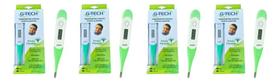 Kit 4 Unidades G-tech Termômetro Digital Th400 Verde Ponta Flexível Kit 4 Unidades G-tech Termômetro Digital Th400 Verde Ponta Flexível