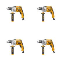 Kit 4 unidades - ingco furadeira de impacto 1/2pol 1100w