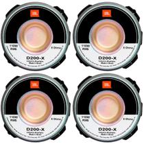 Kit 4 Unidades JBL D200-X Driver de Compressão com Diafragma Fenólico 100W 8 Ohms