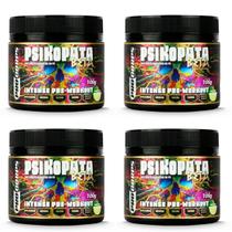 Kit 4 Unidades Pré Treino Psikopata Limão 100g cada Kit 4 Unidades Pré Treino Psikopata Limão 100g cada