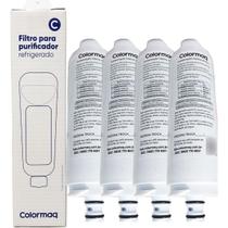 Kit 4 unidades Refil Filtro Purificador Acqua Água Colormaq