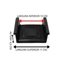 Kit 4 Unidades Sapata em U Borracha Segurança Proteção Elevador Automotivo SP-40 Kit 4 Unidades Sapata em U Borracha Segurança Proteção Elevador Automotivo SP-40