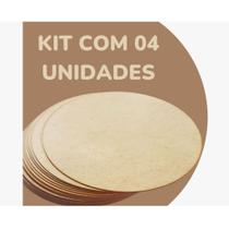 Kit 4 Unidades Sousplat Supla Suplat 35cm Mdf Base Para Capas Tecido Kit 4 Unidades Sousplat Supla Suplat 35cm Mdf Base Para Capas Tecido