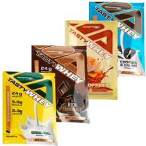 Kit 4 Unidades Tasty Whey 3w Gourmet Sachê de 34g Adaptogen Kit 4 Unidades Tasty Whey 3w Gourmet Sachê de 34g Adaptogen