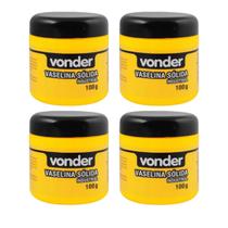 Kit 4 unidades - vonder vaselina solida industrial 100g Kit 4 unidades - vonder vaselina solida industrial 100g